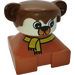 LEGO Duplo 2x2 Base Figure Brick - Dog Duplo Figure