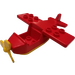 LEGO Duplo Aeroplane with Yellow Bottom and Yellow Propeller (2159)