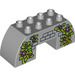 LEGO Duplo Arche
 Brique 2 x 6 x 2 Incurvé avec Feuilles, Fleurs et Bricks (11197 / 36606)