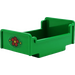 LEGO Duplo Bed 3 x 5 x 1.66 met Rood Bloem Sticker (4895)
