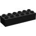 LEGO Duplo Black Brick 2 x 6 (2300)