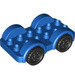 LEGO Duplo Blau Auto mit Schwarz Räder und Silber Hubcaps (11970 / 35026)