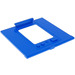 LEGO Duplo Blauw Duplo Furniture Oven Deur met Glas 3 x 3.5