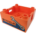LEGO Duplo Boîte avec Manipuler 4 x 4 x 1.5 avec Wrench et Repair Phone Number (47423)