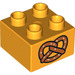 LEGO Duplo Brick 2 x 2 with Pretzel (3437 / 16320)