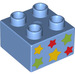 LEGO Duplo Brick 2 x 2 with Stars (3437 / 12694)