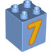 LEGO Duplo Brick 2 x 2 x 2 with 7 (11941 / 31110)