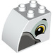 LEGO Duplo Brique 2 x 3 x 2 avec Incurvé Côté avec Oiseau Diriger (11344 / 37255)