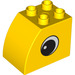 LEGO Duplo Backstein 2 x 3 x 2 mit Gebogen Seite mit Eye auf Both Sides (12711 / 12712)