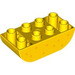 LEGO Duplo Brique 2 x 4 avec Incurvé Bas avec Dots (98224)