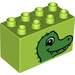 LEGO Duplo Brick 2 x 4 x 2 with Dinosaur Head (31111 / 43518)