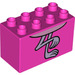 LEGO Duplo Brick 2 x 4 x 2 with Flamingo Legs (31111 / 43530)