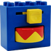 LEGO Duplo Brick 2 x 4 x 3 with Red/Yellow Rotating Disc and Yellow Handle