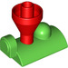 LEGO Duplo Vert clair Boiler avec rouge Funnel (4570 / 73355)
