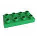 LEGO Duplo Bright Green Plate 2 x 4 (4538 / 40666)