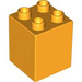 LEGO Duplo Bright Light Orange Brick 2 x 2 x 2 (31110)