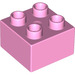 LEGO Duplo Bright Pink Brick 2 x 2 (3437 / 89461)