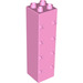 LEGO Duplo Fel roze Steen 2 x 2 x 6 met Hinges (16087 / 87322)