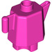 LEGO Duplo Dark Pink Coffeepot (24463 / 31041)