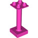 LEGO Duplo Dark Pink Stand 2 x 2 with Base (93353)