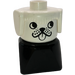 LEGO Duplo Dog with Black Base looking Left Duplo Figure