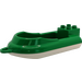 LEGO Duplo Vert Boat avec tow Crochet et blanc Bas