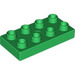 LEGO Duplo Green Plate 2 x 4 (4538 / 40666)