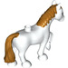 LEGO Duplo Horse with Orange Mane (11921 / 74623)