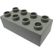 LEGO Duplo Light Gray Brick 2 x 4 (3011 / 31459)