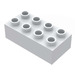 LEGO Duplo Light Stone Gray Brick 2 x 4 (3011 / 31459)