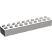 LEGO Duplo Hellsteingrau Duplo Backstein 2 x 10 (2291)