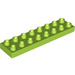 LEGO Duplo Lime Plate 2 x 8 (44524)