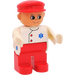 LEGO Duplo Male Medic met Rood Pet