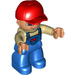 LEGO Duplo Male with Overalls with Pocket Duplo Figure