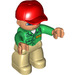 LEGO Duplo Male Zookeeper with Light Flesh Head Duplo Figure