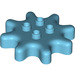 LEGO Duplo Medium azuurblauw Tandwiel Wiel Z8 met Tube met o Clutch Power (26832)