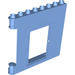 LEGO Duplo Medium blauw Muur 1 x 8 x 6,Deur,Rechtsaf (51261)
