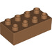 LEGO Duplo Medium Dark Flesh Brick 2 x 4 (3011 / 31459)