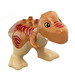 LEGO Duplo Medium Dark Flesh Tyrannosaurus Rex with Red Stripes (36327)