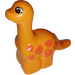 LEGO Duplo Medium Orange Brachiosaurus Baby with Red Spots (31045)