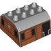 LEGO Duplo Medium Stone Gray Container Top 4 x 4 x 2Toby (52849)