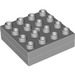 LEGO Duplo Mittleres Steingrau Turn Table 4 x 4 x 1 Assembly (60268)