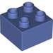 LEGO Duplo Medium Violet Brick 2 x 2 (3437 / 89461)
