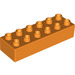 LEGO Duplo Orange Brick 2 x 6 (2300)
