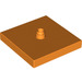 LEGO Duplo Orange Turntable 4 x 4 Base with Flush Surface (92005)