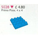 LEGO Duplo Primo Plate 4 x 4 Blue Set 5028