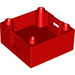 LEGO Duplo rouge Boîte avec Manipuler 4 x 4 x 1.5 (18016 / 47423)