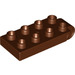 LEGO Duplo Reddish Brown Plate 2 x 4 with B Connector Top (16686)