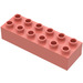 LEGO Duplo Salmon Brick 2 x 6 (2300)