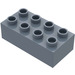 LEGO Duplo Sand Blue Brick 2 x 4 (3011 / 31459)